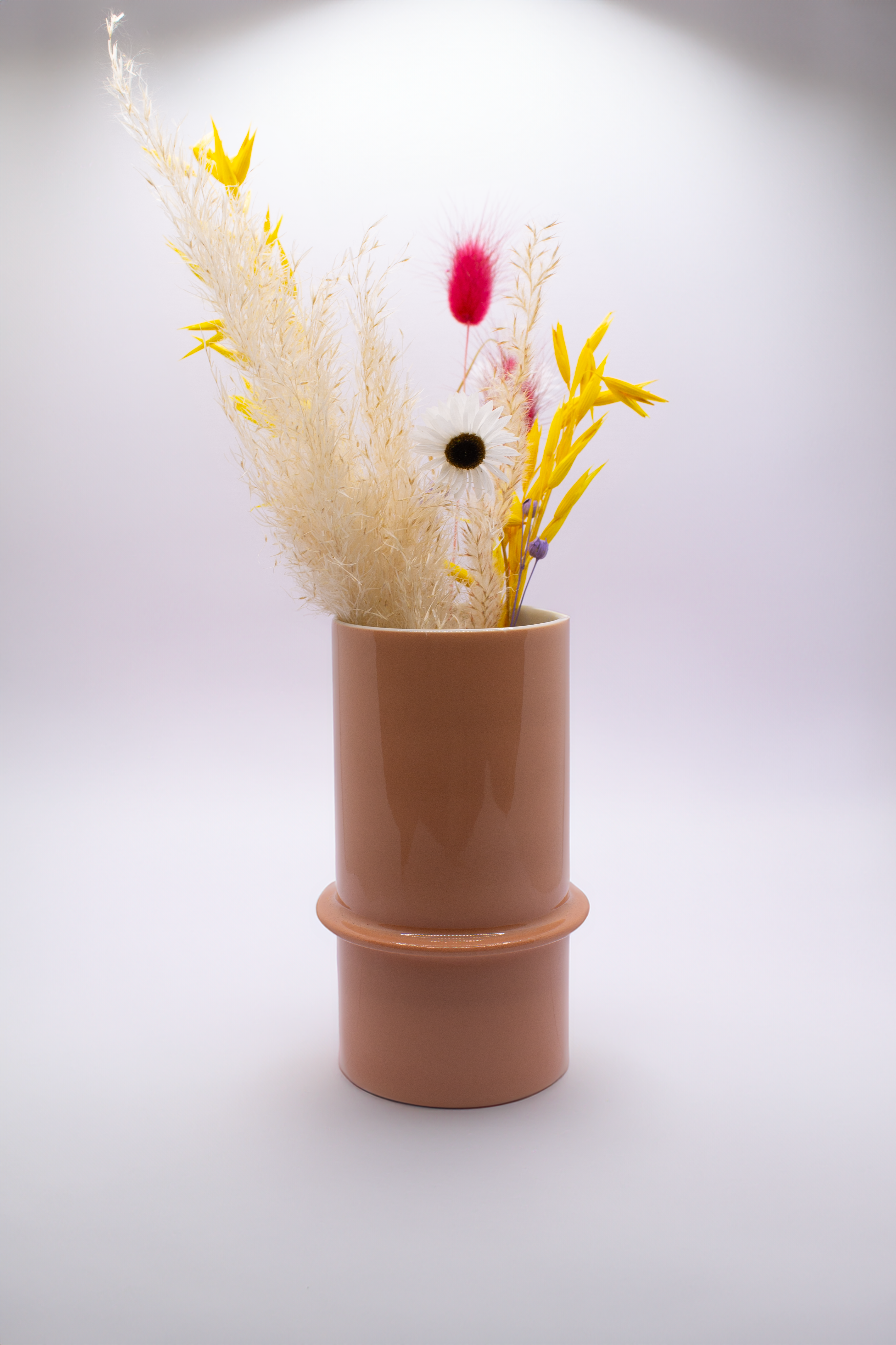 Vase 'Bambou' Couleur | Petit - Margot Reymond x Demarcporcelaine