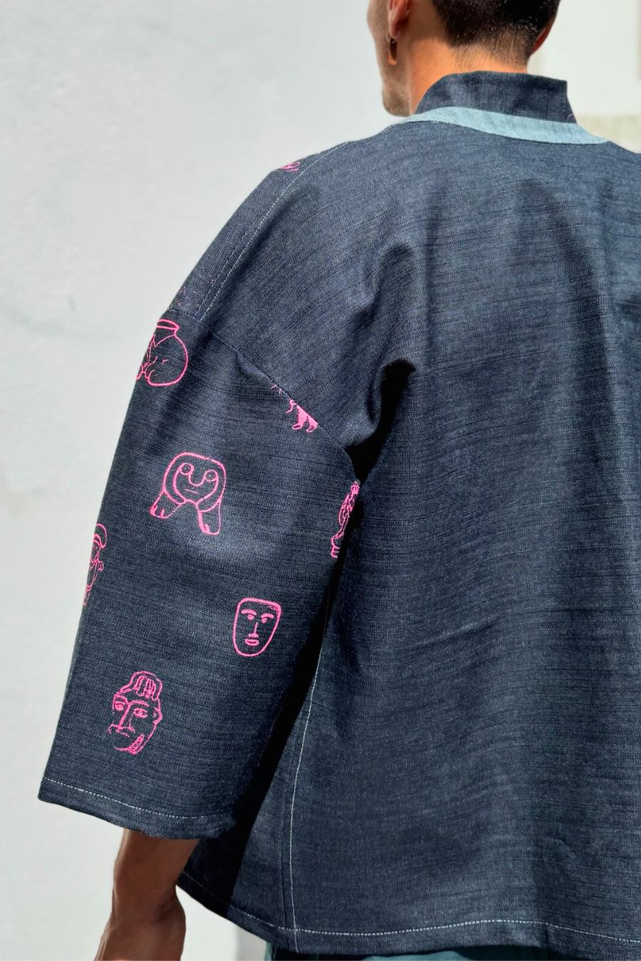 Kimono Jacket 'Atka - Face' - U/C by Eliran Ashraf x RafRaf