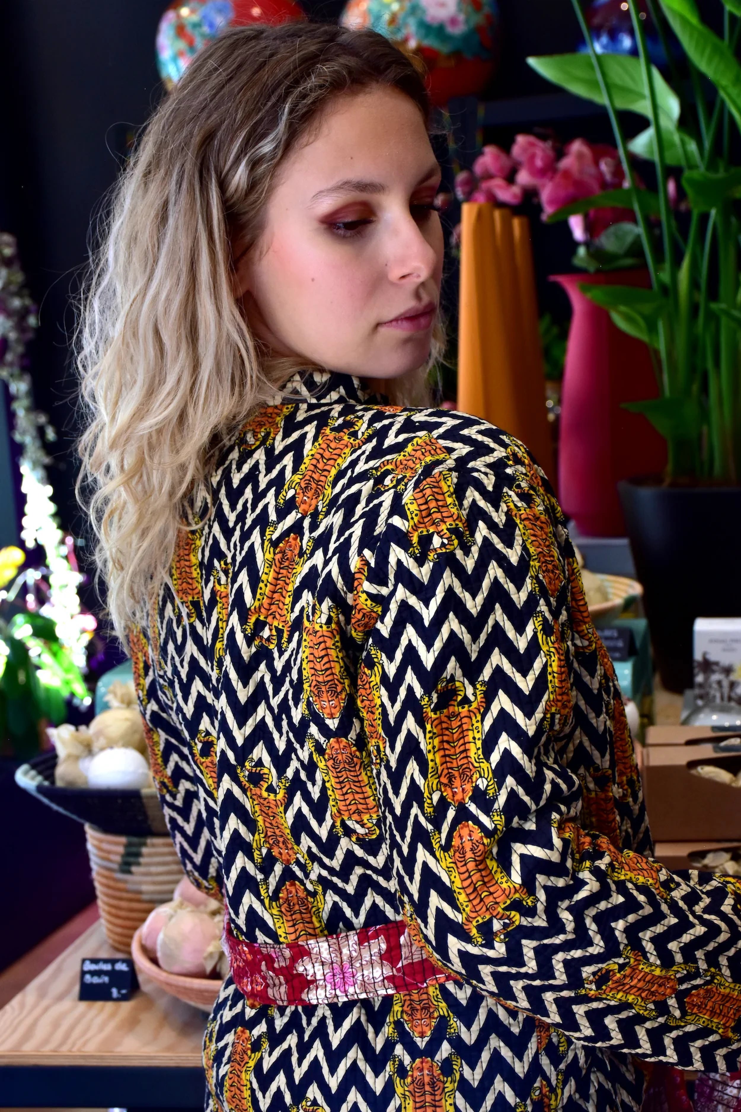 Jacket 'Tigers - ZigZag' Black - Jolly Jungle