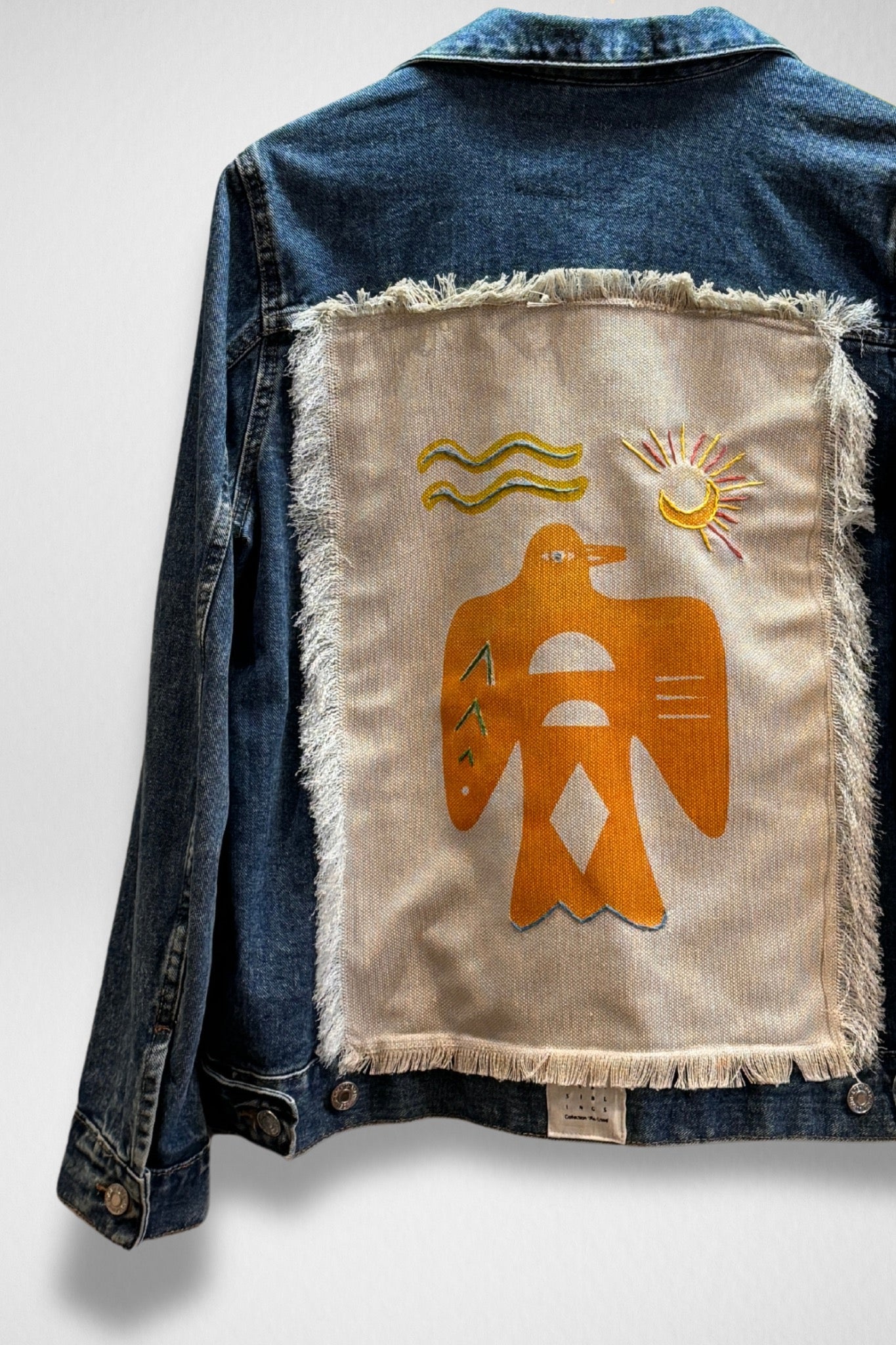 Veste en Jean 'Boho' Pièce Unique - Atelier Siblings