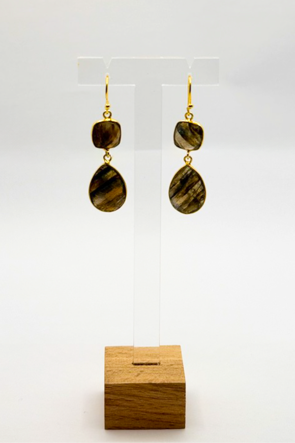 Earrings 'Ella' Gold - Jolly Jungle