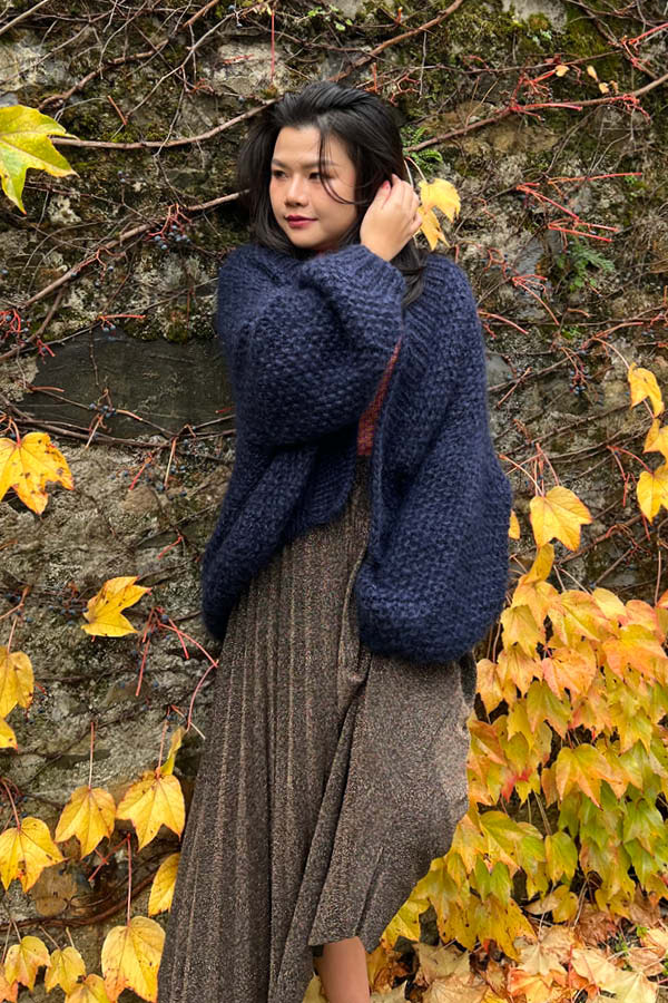 Cardigan 'Mira' Fait Main en Suisse - Moons Knits