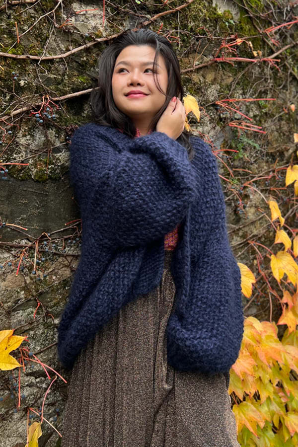 Cardigan 'Mira' Fait Main en Suisse - Moons Knits