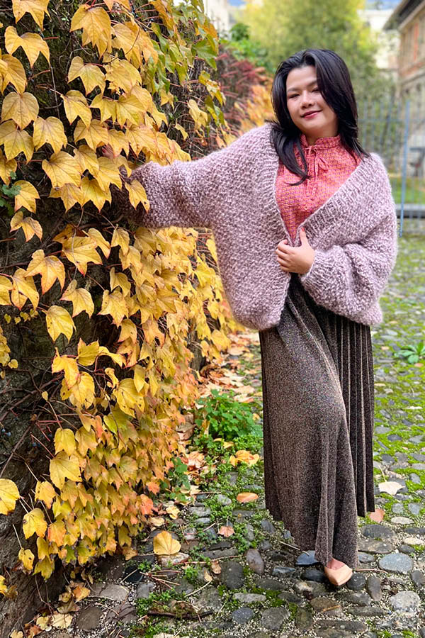 Cardigan 'Mira' Fait Main en Suisse - Moons Knits