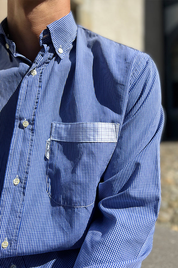 Shirt 'Tendresse' Blue | Check - Atelier Siblings