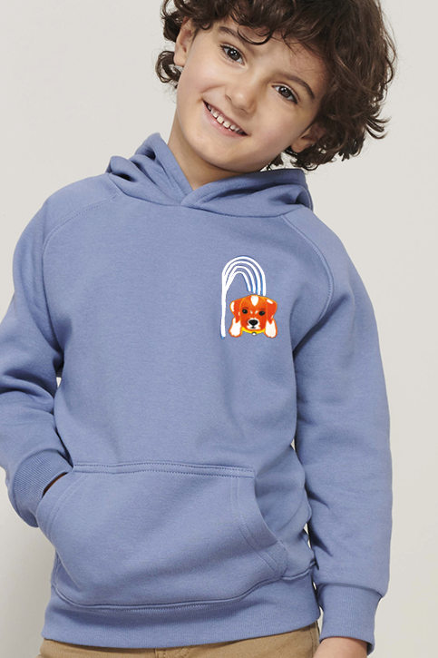 Hoodie Kids 'Lilu de Genève' - BLK & YLW