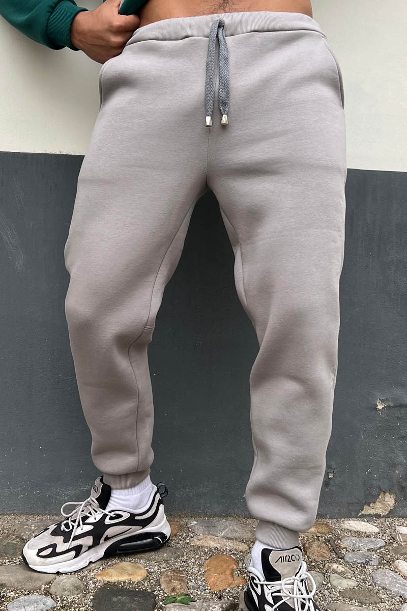 Pantalon Jogging, Gris - Léger