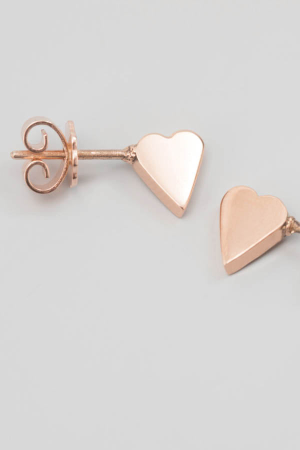 'HEARTS' ear studs - Dorothée Loustalot