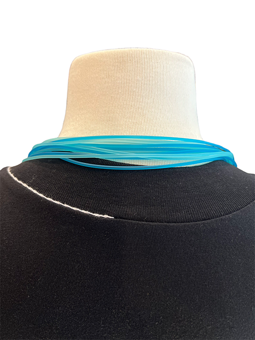 Turquoise & Gold Reversible 'Long' Necklace  - SI Sabato Isabel