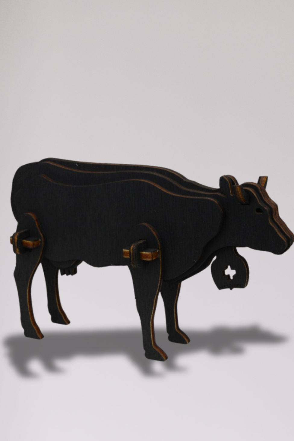 Swiss Cow à Assembler - BLK & YLW