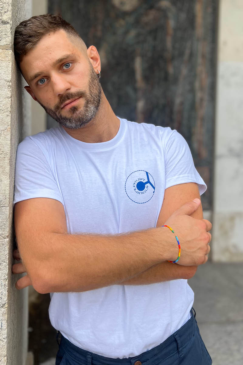 Unisex T-shirt  "Lake Geneva Seen from the Sky" - RafRaf