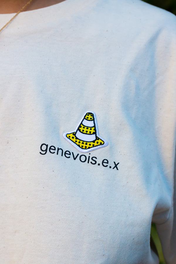 Unisex T-Shirt `Genevois.ex` Nature - BLK & YLW