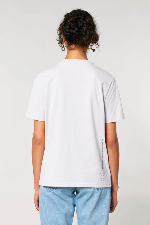 T-Shirt Unisexe `140m` Blanc | Noir - Atelier Siblings