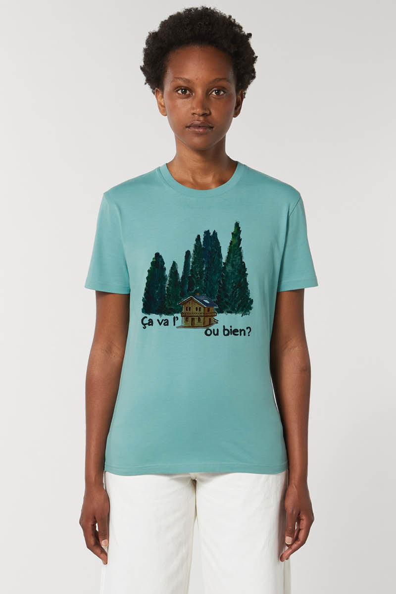 Unisex T-shirt `Chalet` - Anne-Sophie Villard