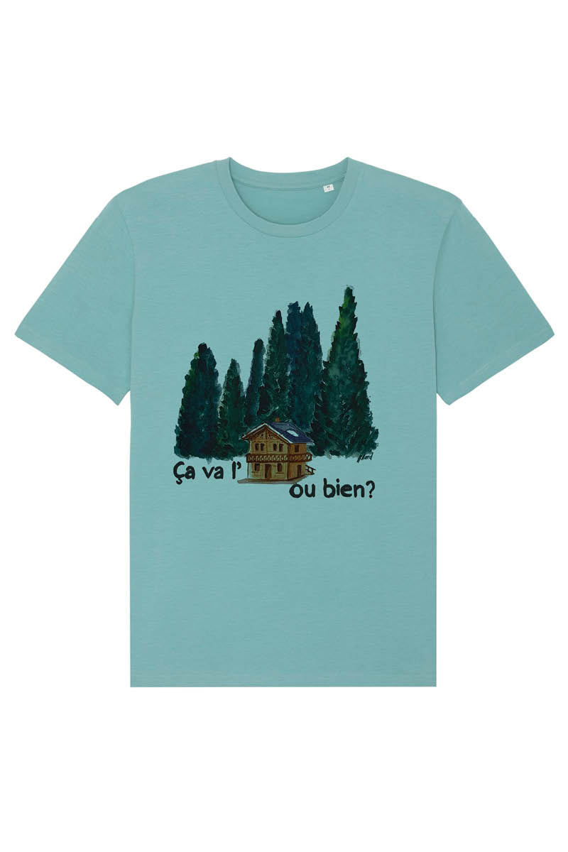 Unisex T-shirt `Chalet` - Anne-Sophie Villard