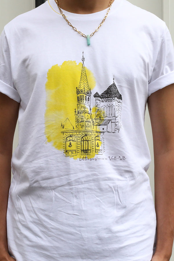 Unisex T-shirt `Geneva - Old Town` - U/C by Eliran Ashraf