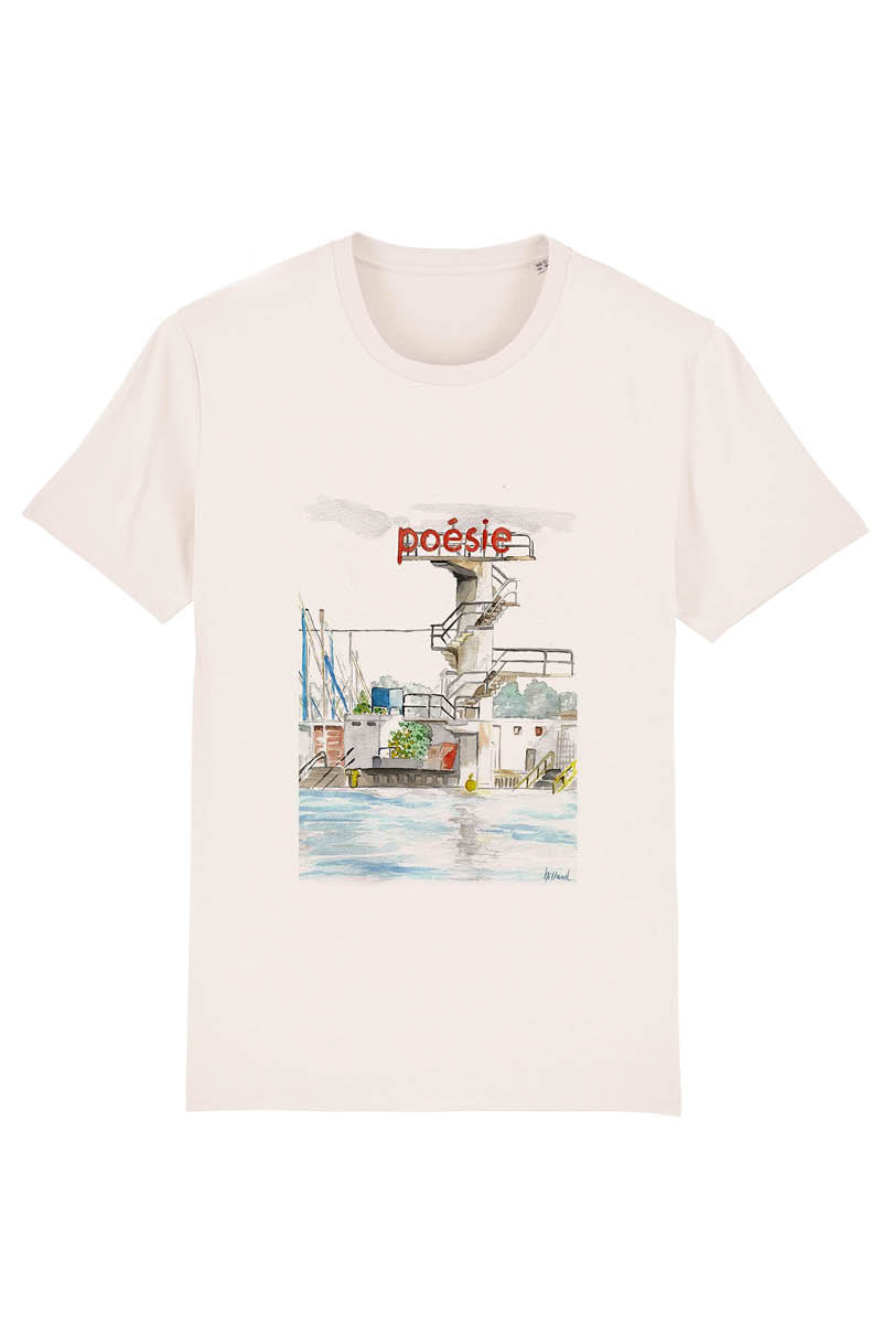 Unisex T-shirt `Pâquis - Poetry` - Anne-Sophie Villard