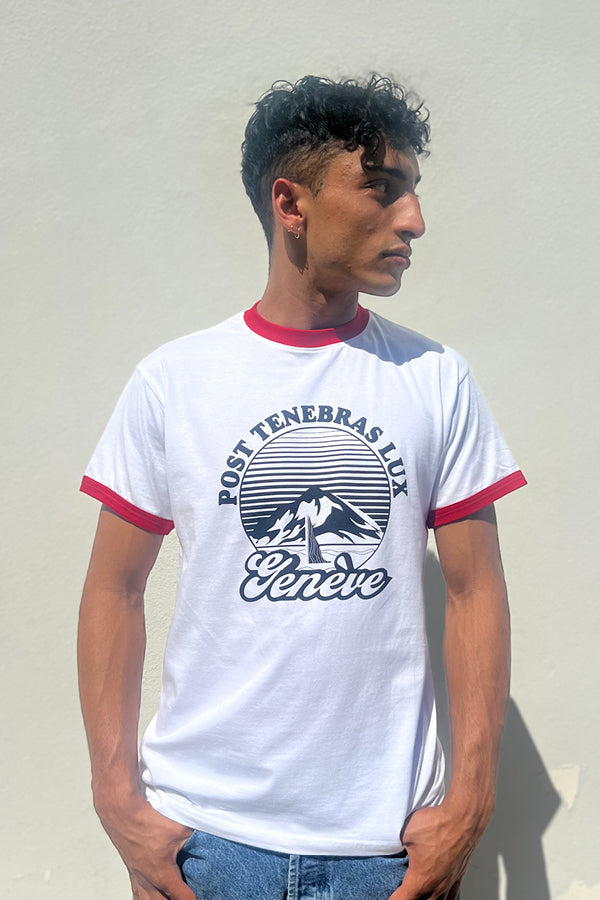 T-Shirt Premium Unisexe Vintage Style 'Post Tenebras Lux' - U/C by Eliran Ashraf
